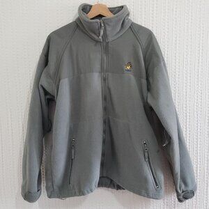 Vintage Rothco Fleece US Military USMC Embroidered Jacket Men's Size Large